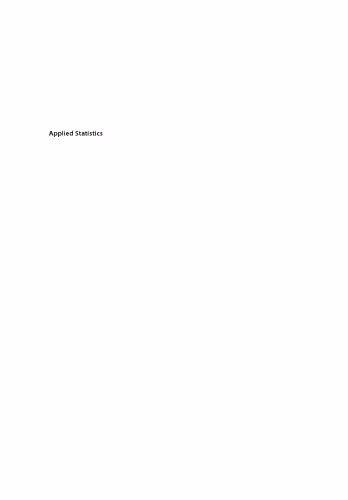 خرید و دانلود نسخه کامل کتاب Applied Statistics: Theory and Problem Solutions with R