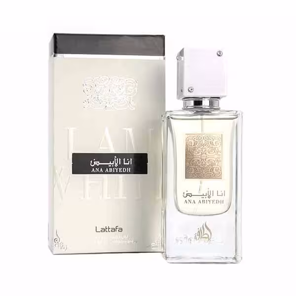 ادکلن عربی لطافه مدل انا الابیض حجم 60 میلی لیتر