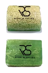 صابون گیاهی آلوئه ورا و فیبر کدو تنبل rise and shine