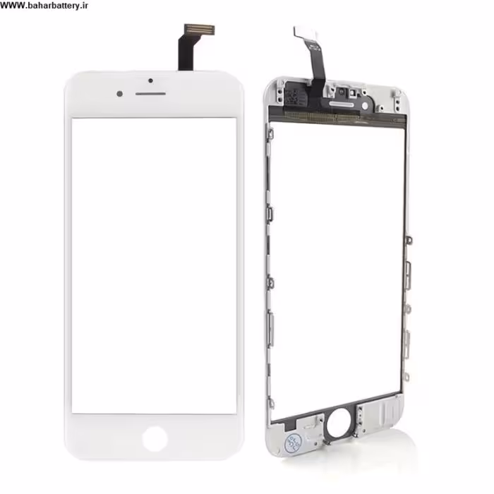 گلس تاچ تعمیراتی آیفون IPHONE 6 PLUS با فرم با چسب OCA اورجینال