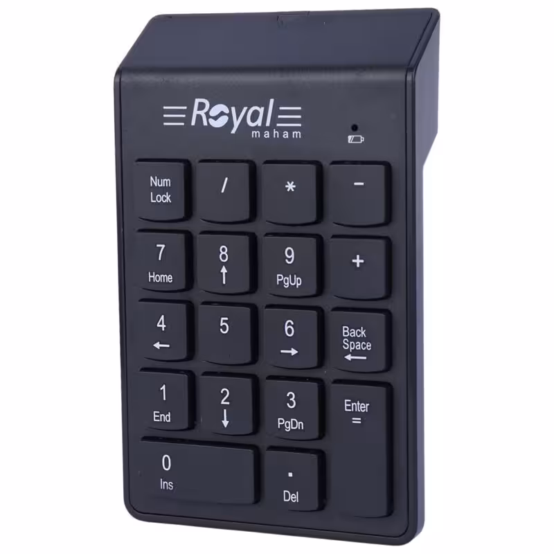 کیبورد بی سیم اعداد رویال مدل RK2100 | کالا مکس
