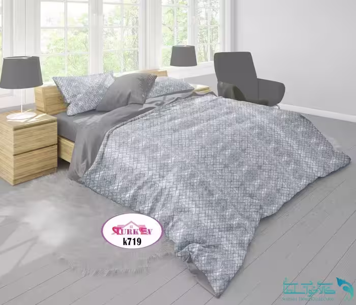 روتختی طرح کرولاین دونفره برند Turkev کد K719