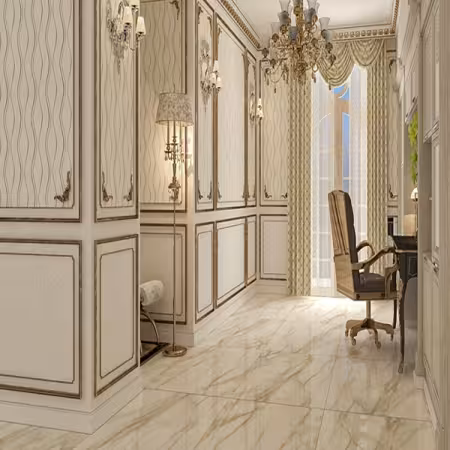 سرامیک پالرمو پلاس مدل کلکته گلد 150*300 کد 5105