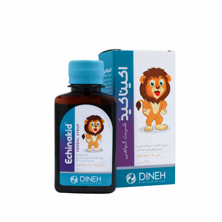 شربت گیاهی اکیناکید دینه 120 میلی لیتر