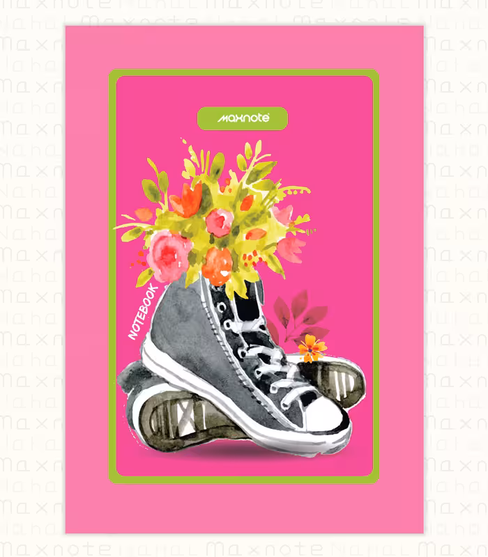 دفتر 60 برگ سیمی  کد 9610.طرح 6