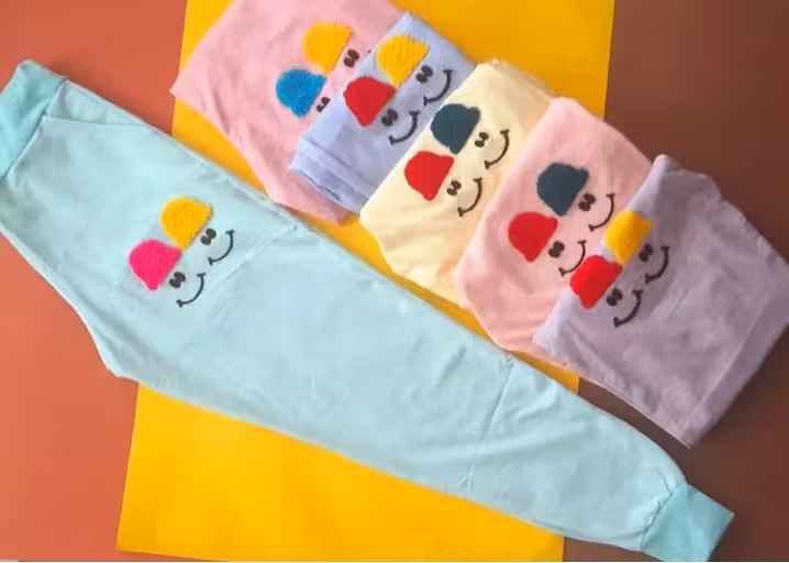 شلوار اسلش عروسکی  جنس  دورس سه نخ