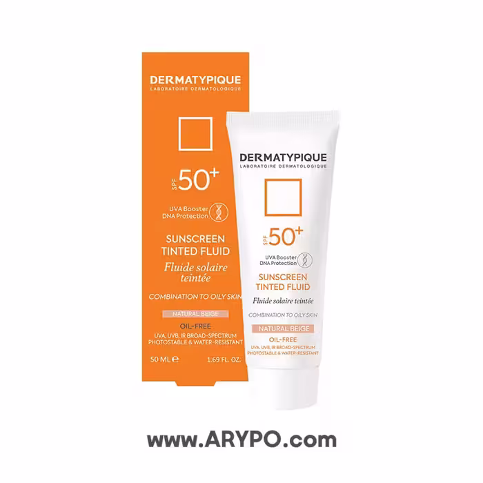 ضد آفتاب رنگی فلویید پوست مختلط و چرب بژ طبیعی  SPF50 درماتیپیک