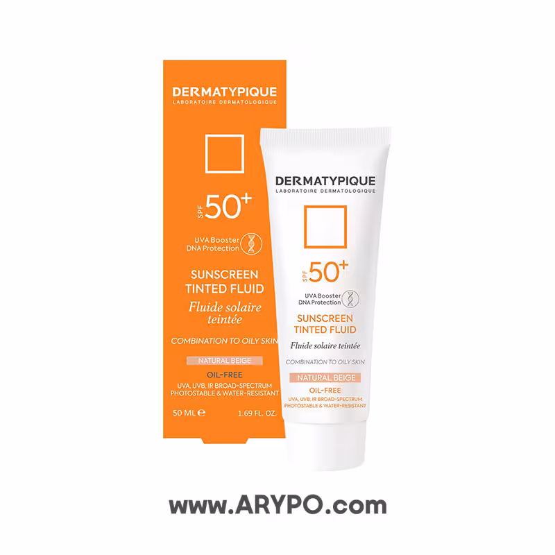 ضد آفتاب رنگی فلویید پوست مختلط و چرب بژ طبیعی  SPF50 درماتیپیک