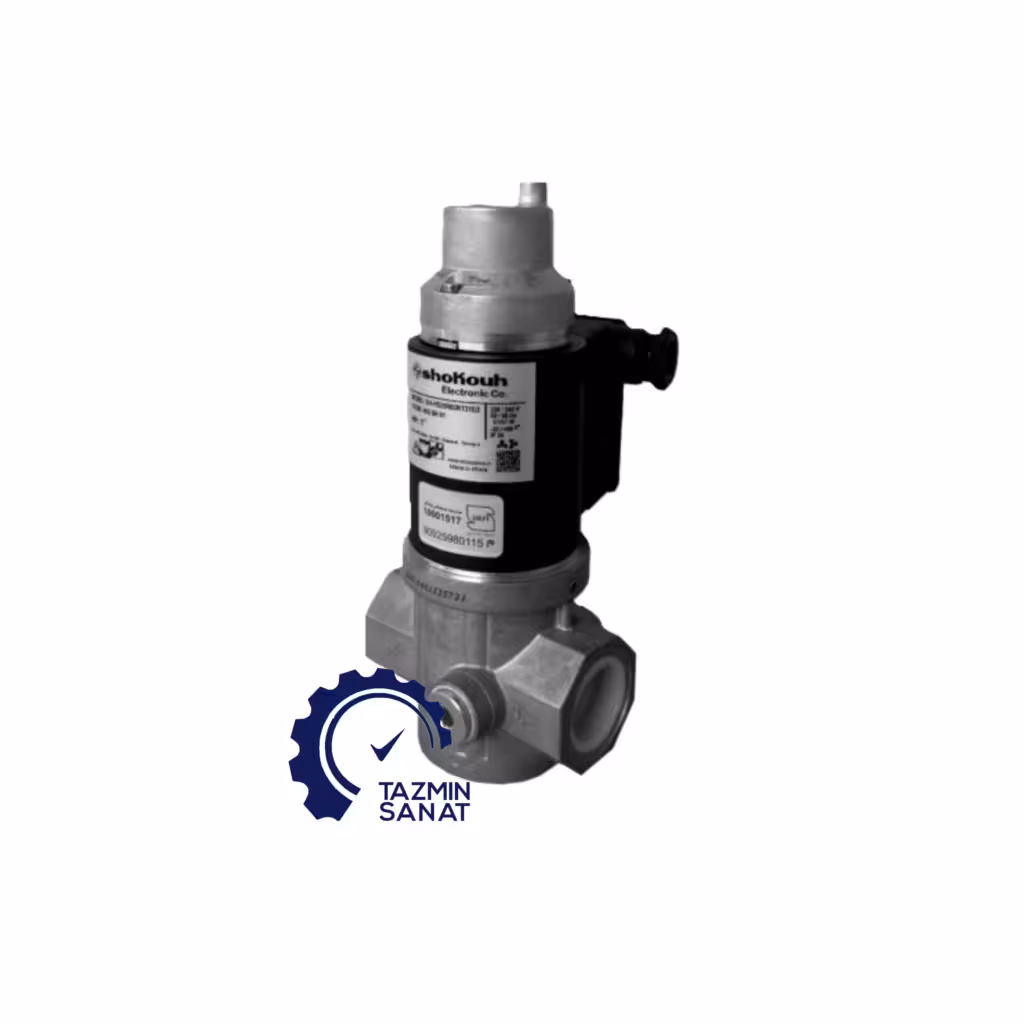 شیر برقی گاز تدریجی 1/2 اینچ شکوه