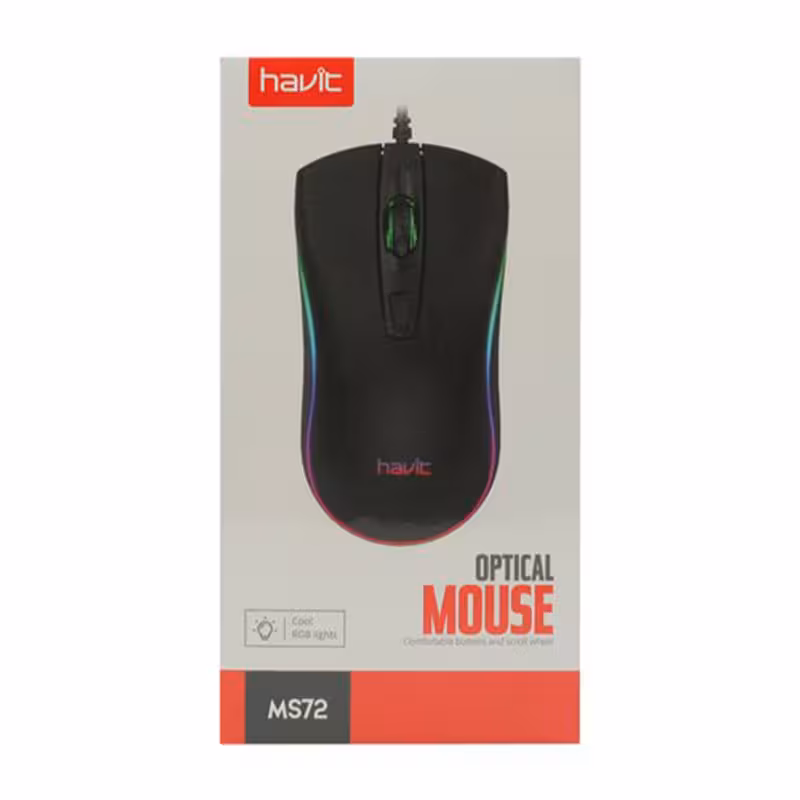 ماوس مخصوص بازی هویت مدل HV-MS72 ا HAVIT HV-MS72 Mouse