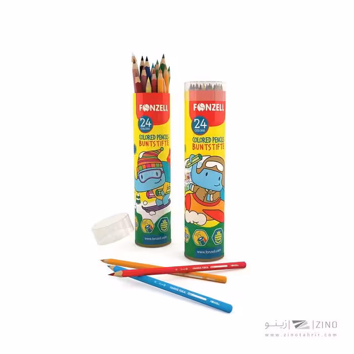 مدادرنگی24رنگ قوطی فلزی فونزل کد685045/685047