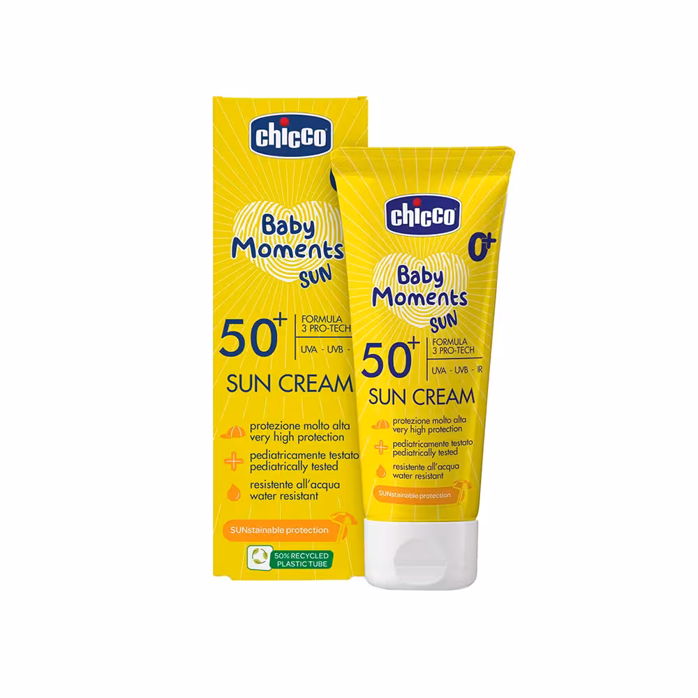 کرم ضدآفتاب کودک SPF50 چیکو 75 میل