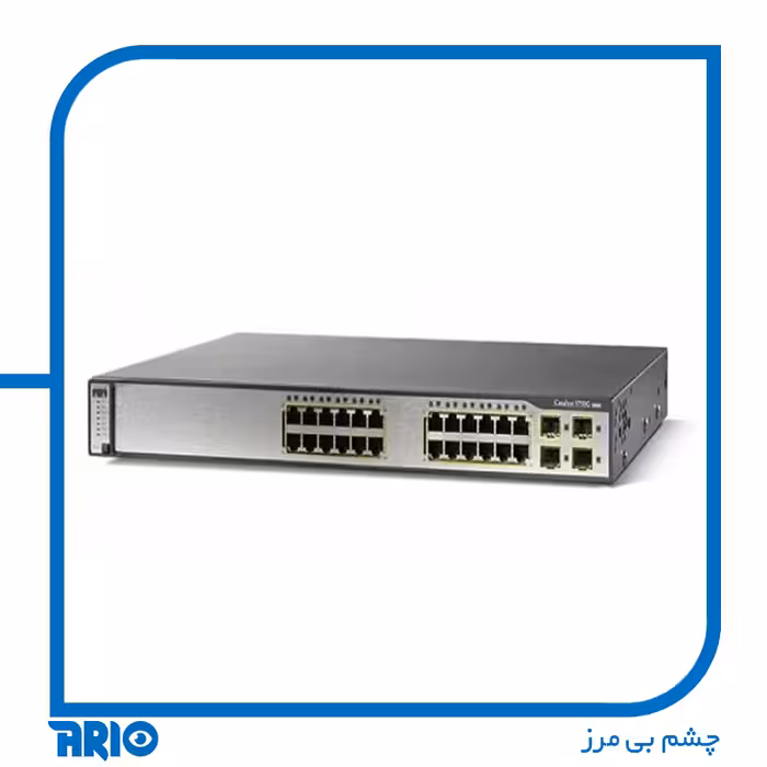 سوییچ 24 پورت POE سیسکو مدل WS-C3750-24PS-S