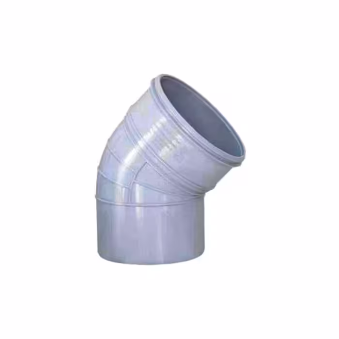 زانو دو سر کوپله 45 درجه نگین پلیمر سامین