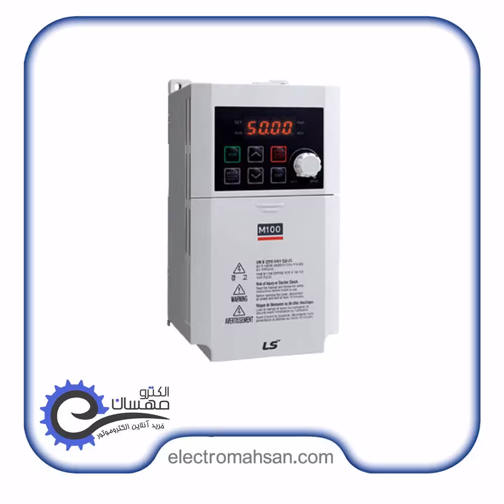 اینورتر ال اس 15 کیلو وات(2 اسب)، تک فاز به سه فاز 220 ولت، سری M100-1EOFNS ساخت کره