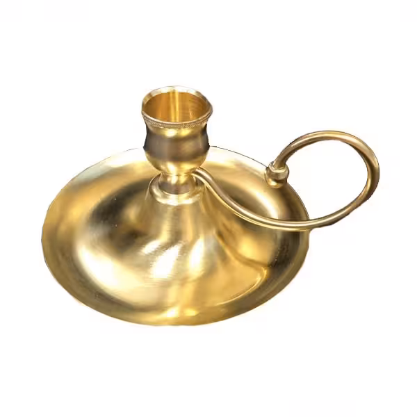 جا شمعی برنج مدل کلاسیک