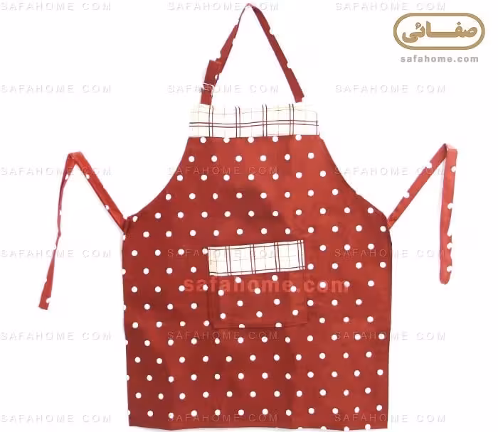 پیشبند آشپزخانه ضد آب رزین تاژ طرح خالدار قرمز