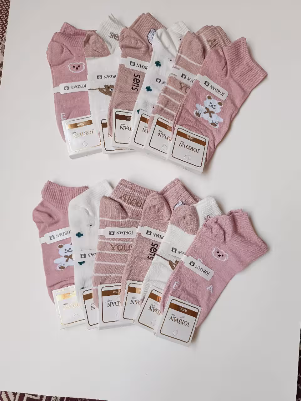 جوراب مچی فانتزی | گل میخک