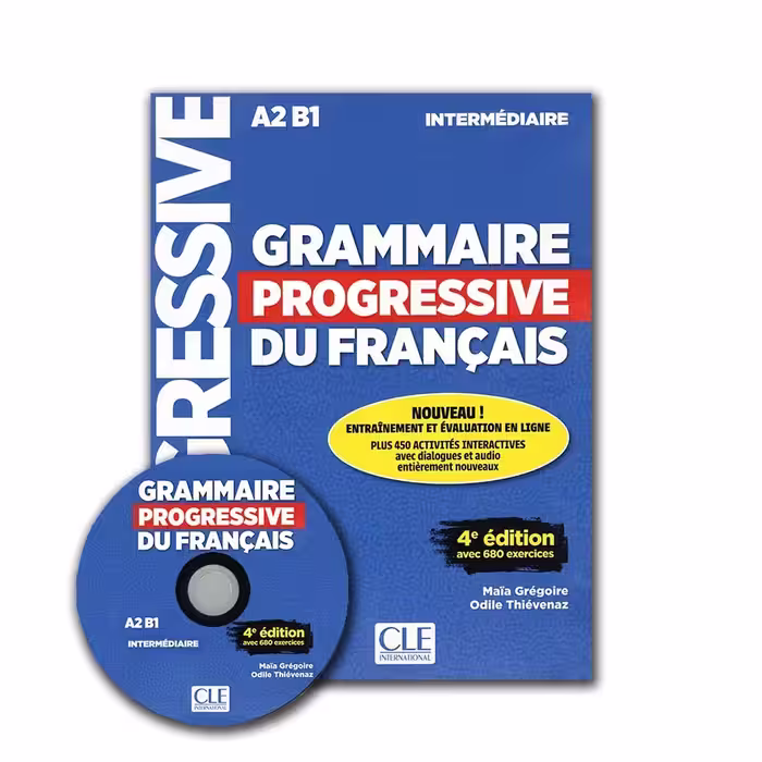 Grammaire Progressive Du Francais A2 B1 Intermediaire 4e Edition گرامر پروگرسیو فرانسه اینترمدیت ویرایش چهارم