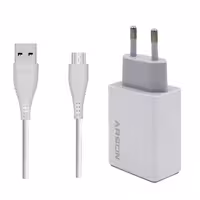 شارژر دیواری آرسون مدل AN-W3A  به همراه کابل microusb | کالا مکس