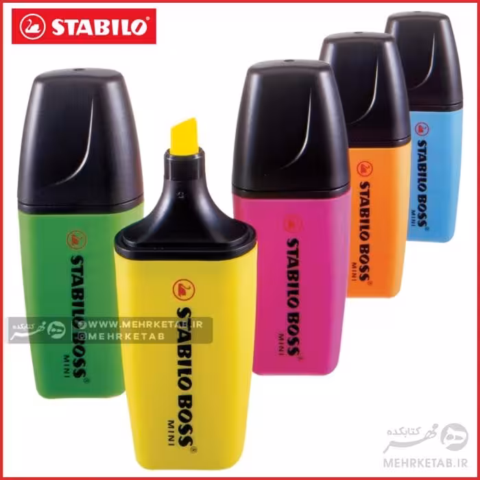 هایلایتر مینی استابیلو  STABILO mini BOSS ORIGINAL