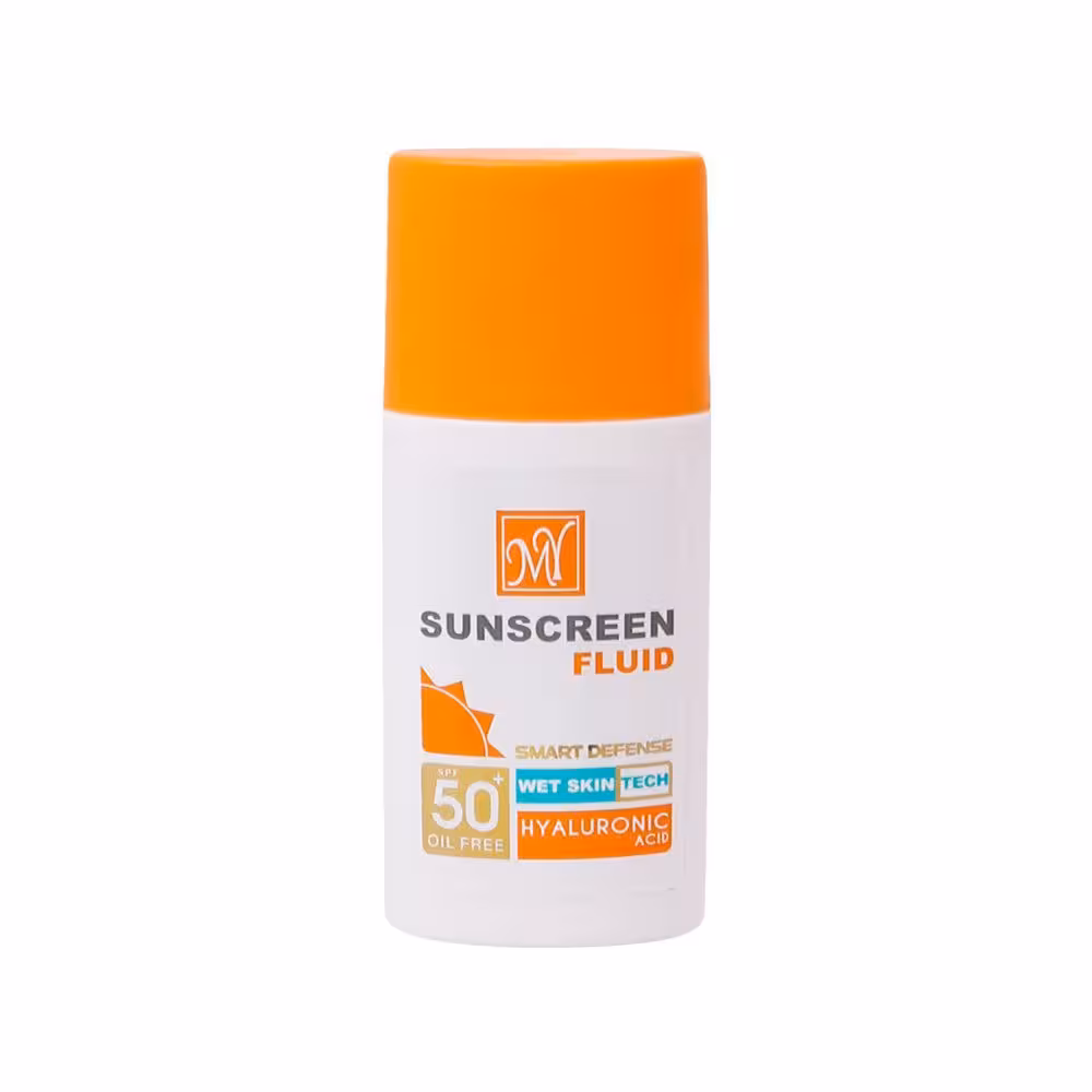 فلوئید ضد آفتاب SPF50 مای مدل Hyaluronic Acid حجم 50 میلی لیتر