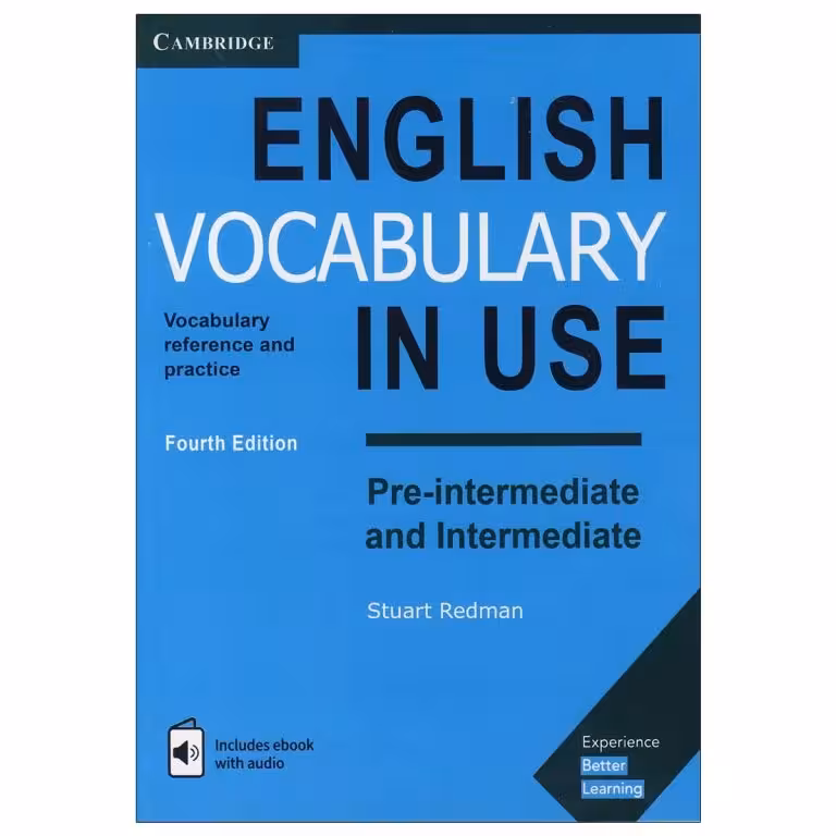 کتاب Vocabulary in Use English 4th Pre-Intermediate & Intermediate CD اثر Stuart Redman انتشارات Cambridge