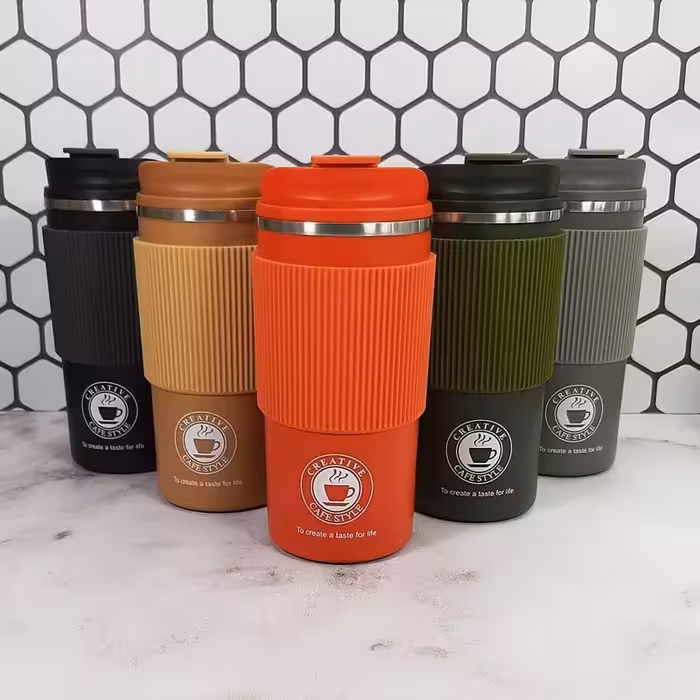 تراول ماگ طرح مای کافی حجم 500 میلی لیتر