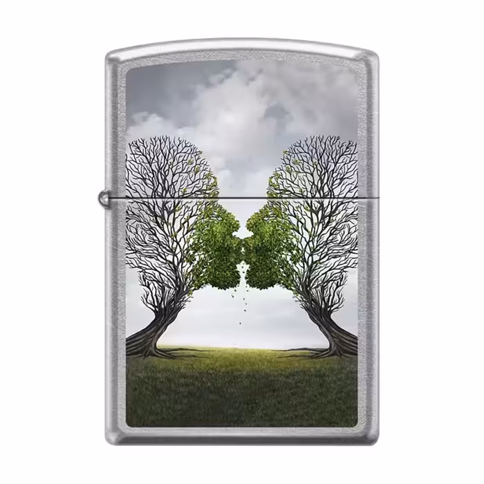 فندک زیپو Zippo مدل Z-CI421666-207 | فندک بادگیر طرح کلکسیونی درخت عشق بوسه Venetian | قابلیت پر کردن مجدد | ساخت آمریکا | با گارانتی مادام العمر | مناسب برای مجموعه‌داران و کلکسیونرها