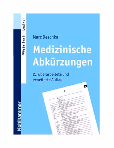 خرید و دانلود نسخه کامل کتاب Medizinische Abkürzungen