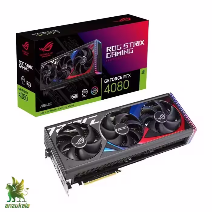 کارت گرافیک ایسوس ROG Strix GeForce RTX 4080 OC 16G GDDR6X با حافظه 16 گیگابایت