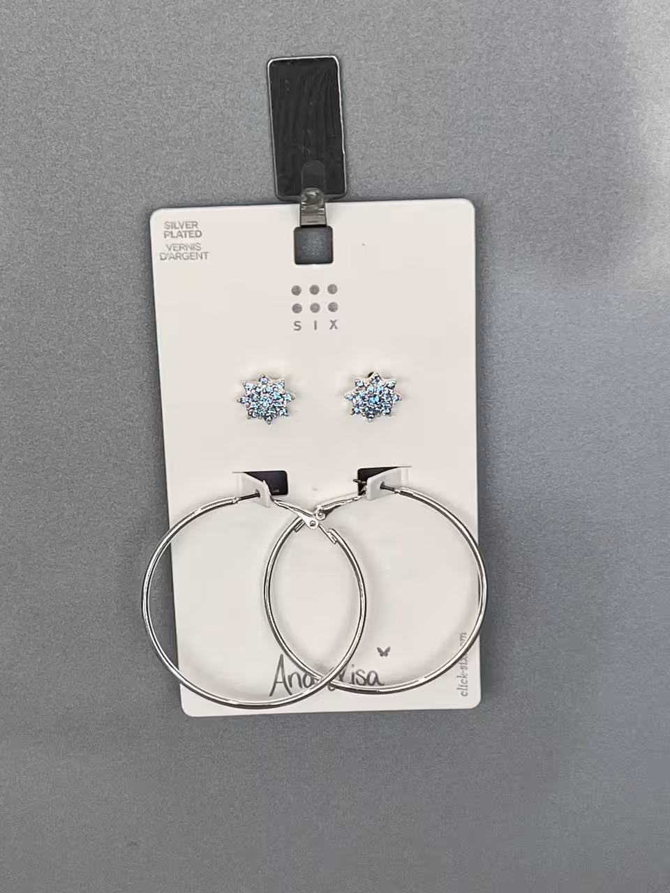 ست روکش نقره گوشواره