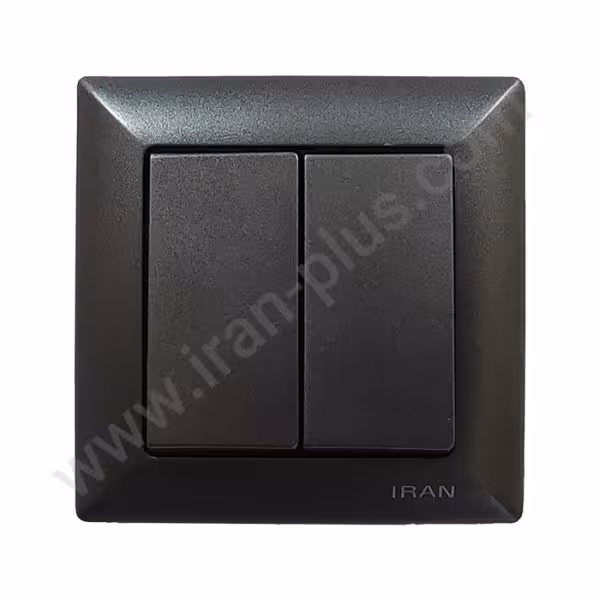 کلید دوپل مدل الیزه رنگی زغال سنگی