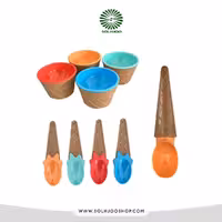 بستنی خوری پلاستیکی چهار نفره ترک