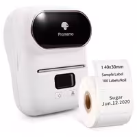 بارکدزن کوچک Label Maker Machine – Phomemo M110 Portable Bluetooth Thermal Label Printer