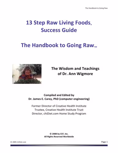 خرید و دانلود نسخه کامل کتاب The Handbook to Going Raw