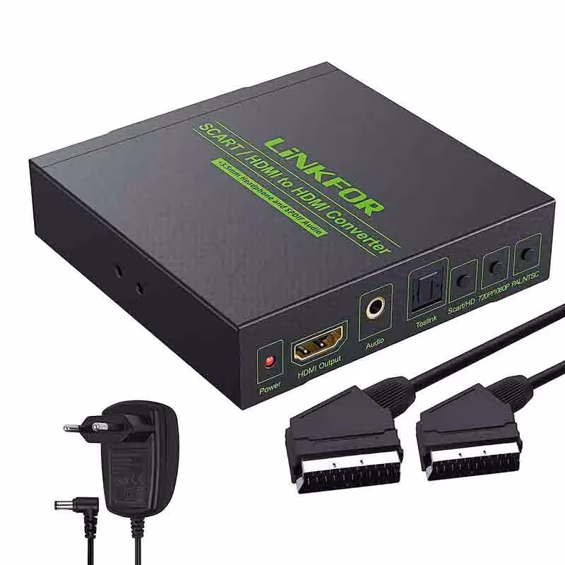مبدل Scart به HDMI حرفه ای برند LiNKFOR ULK017