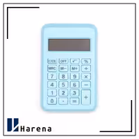 ماشین حساب کد 210 رنگ آبی
