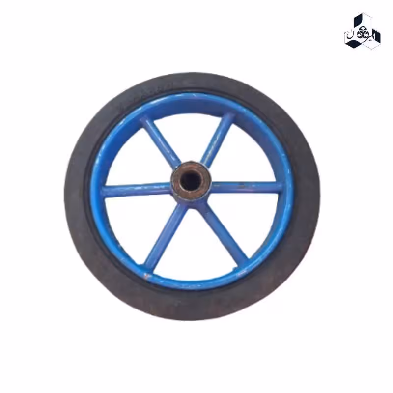 چرخ گاری از جنس آهن سخت بسته تک عددی مناسب برای باربران و حمل بار سایز 25