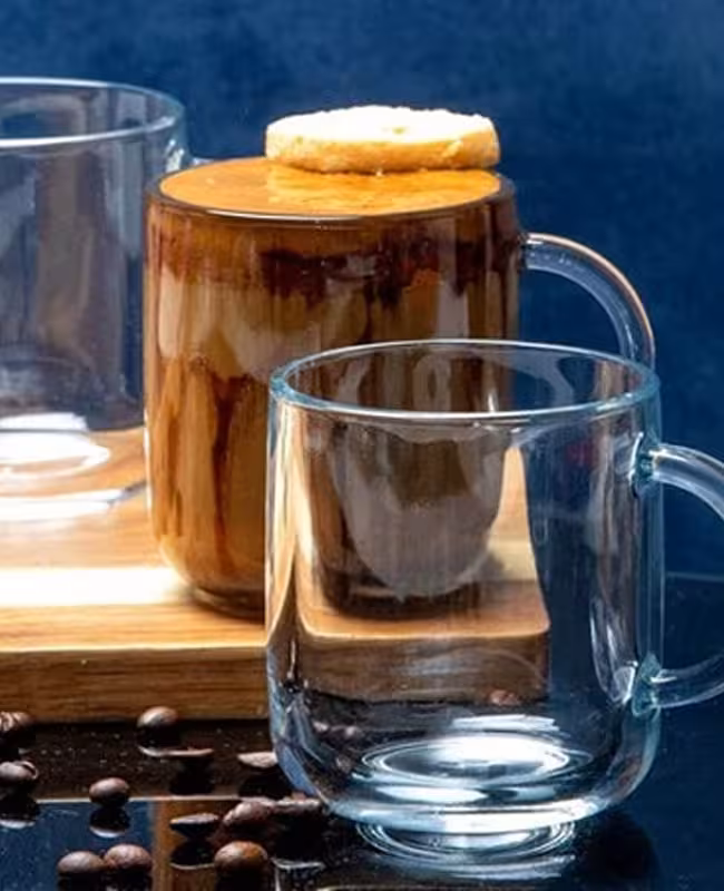 لیوان دسته دار آیکونیک فیروزه ای پاشاباغچه pasabahce iconic