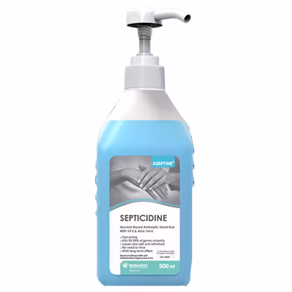 محلول ضدعفونی کننده سپتی سیدین حجم 500 CC