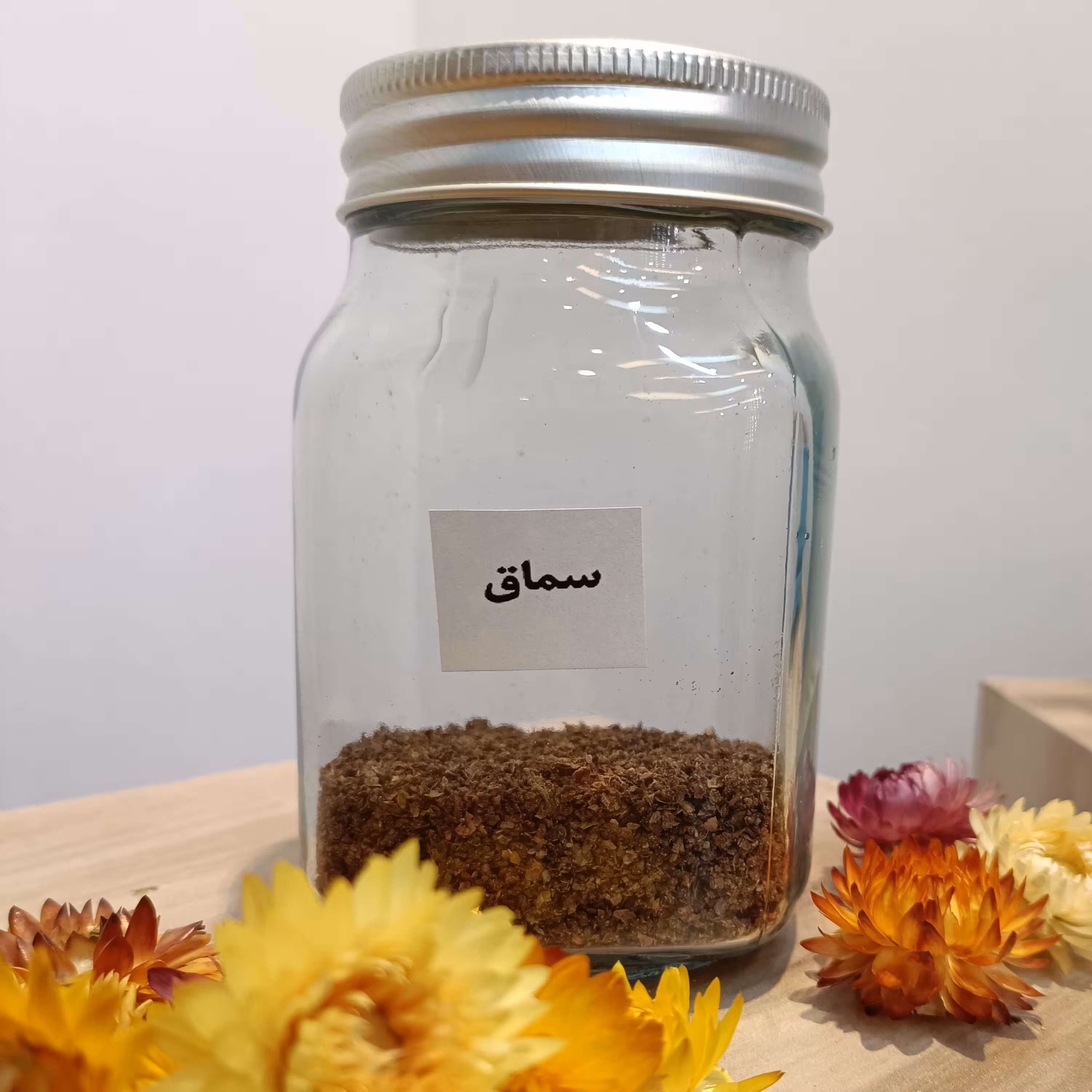 گیاه سماق (سماک)، 100 گرمی خشک