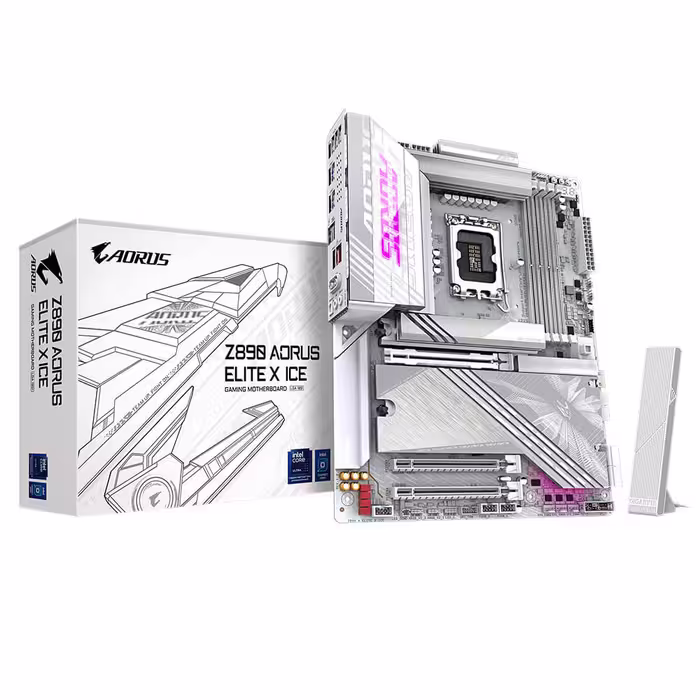 مادربرد گیگابایت مدل Z890 AORUS ELITE X ICE DDR5