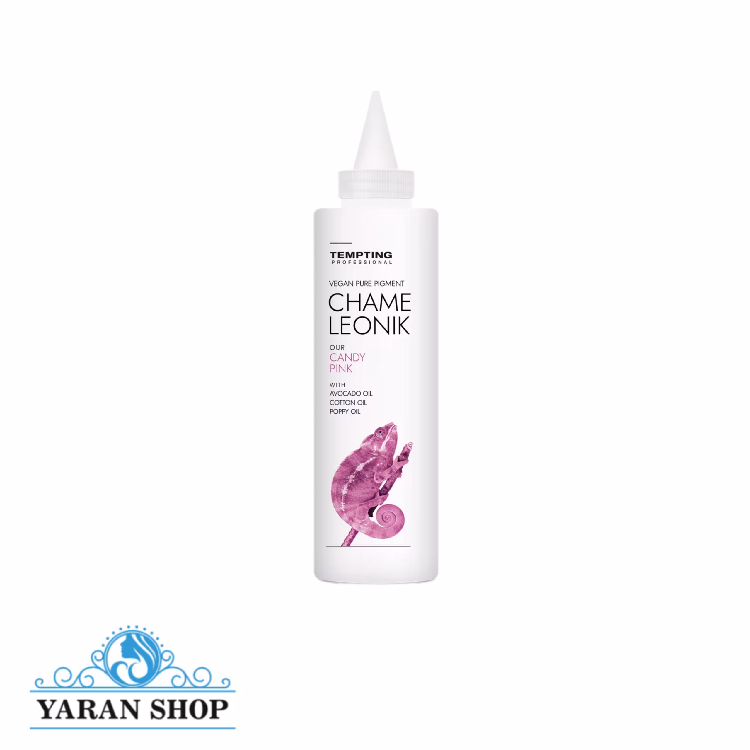پیگمنت گیاهی تمپتینگ رنگ صورتی حجم 150 میل - Candy Pink