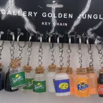 سرکلیدی شیشه ای نوشیدنی