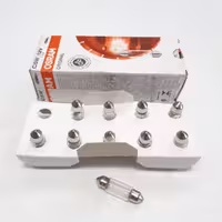 لامپ خودرو اسرام OSRAM مدل C5W بسته 10 عددی