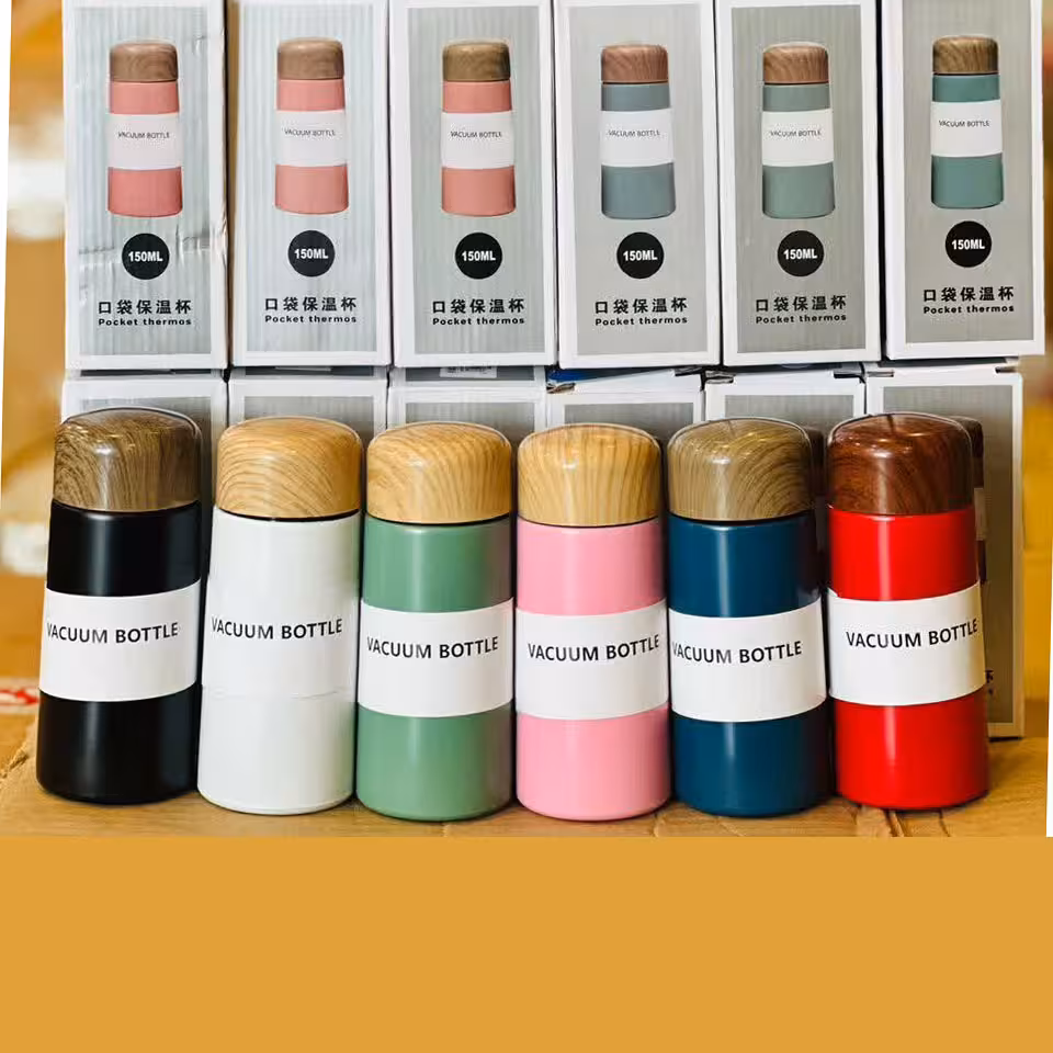 بطری استیل دوجداره 150 سی سی 1820