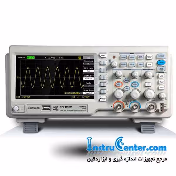 اسیلوسکوپ دیجیتال 200 مگاهرتز GPS-1202BX ساخت GPS