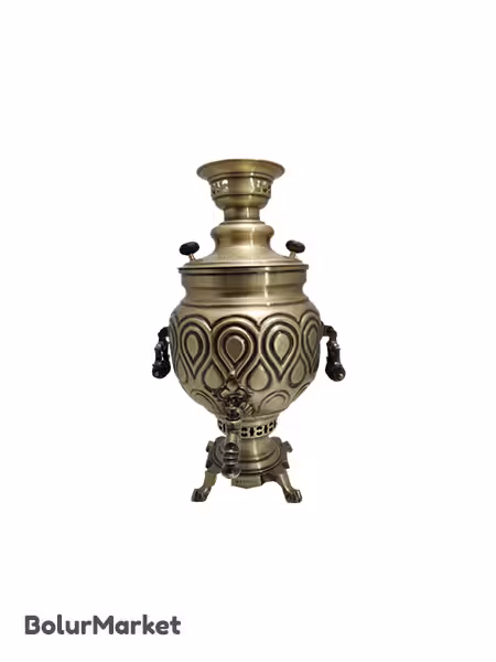 سماورذغالی انتیک مدل اشکی 12لیتر