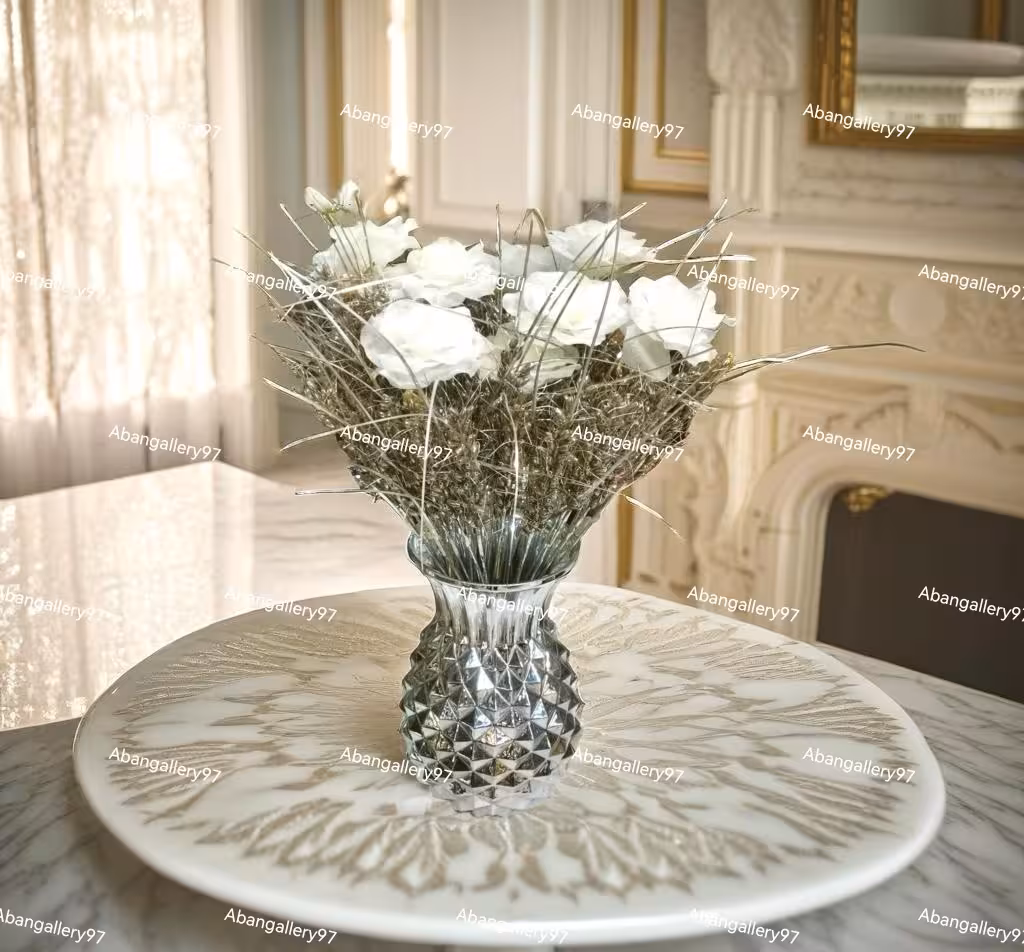 گلدان شیشه ای آناناسی